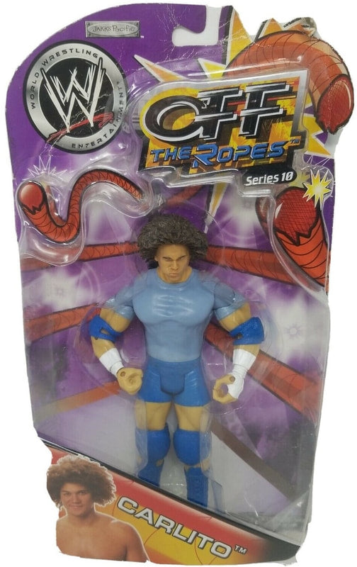 2006 WWE Jakks Pacific Ruthless Aggression Off the Ropes Series 10 Carlito