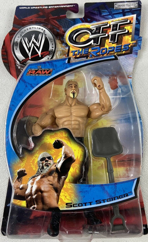 2003 WWE Jakks Pacific Ruthless Aggression Off the Ropes Series 4 Scott Steiner