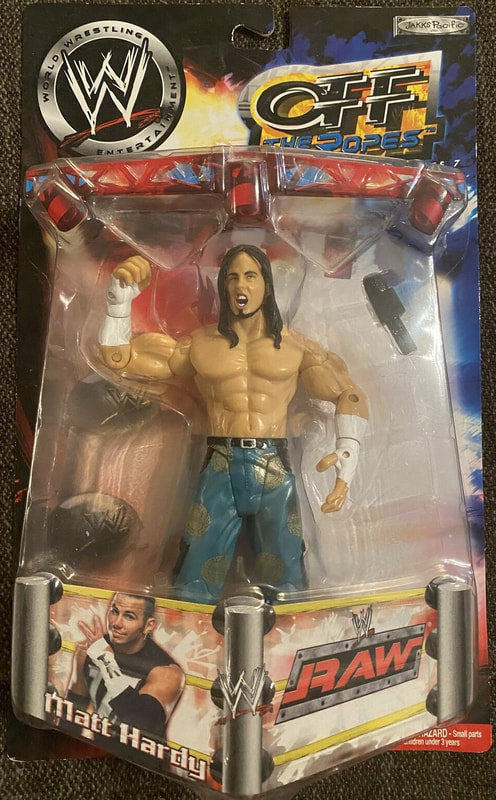 2004 WWE Jakks Pacific Ruthless Aggression Off the Ropes Series 7 Matt Hardy
