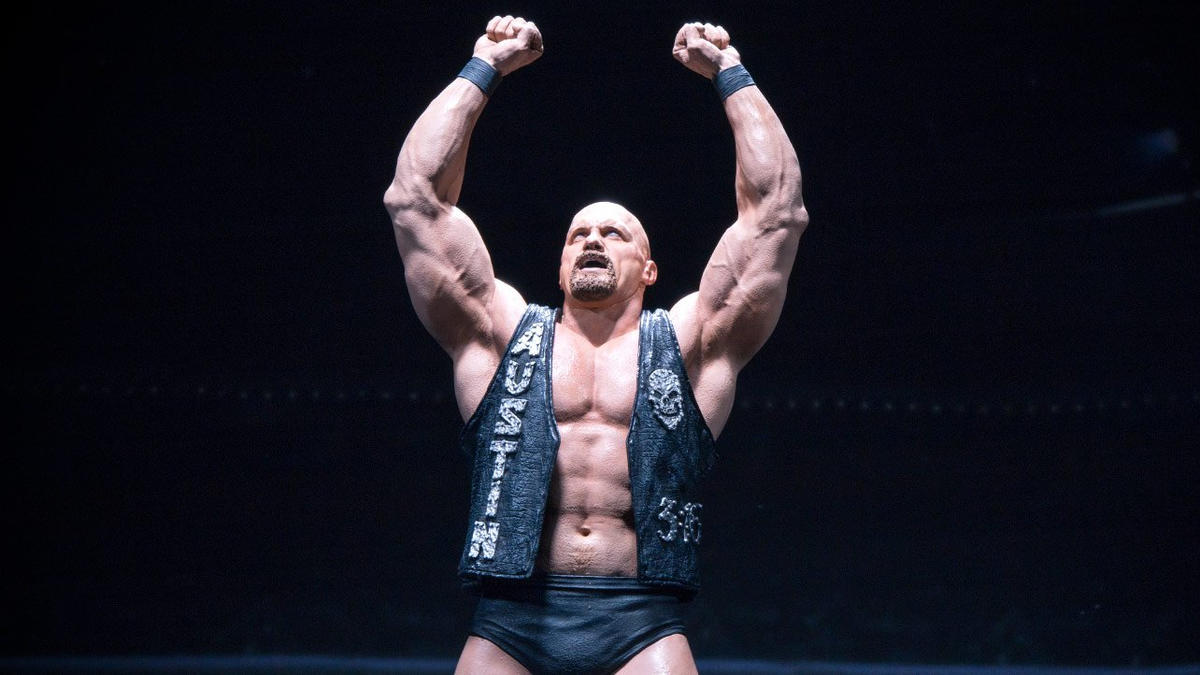 2014 WWE McFarlane Toys Stone Cold Steve Austin ICON Series Statue