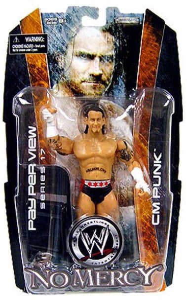 2008 WWE Jakks Pacific Ruthless Aggression Pay Per View Series 17 "No Mercy" CM Punk