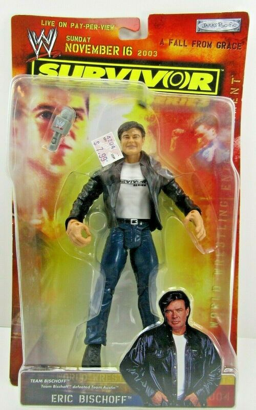 2003 WWE Jakks Pacific Ruthless Aggression Pay Per View Series 3 Eric Bischoff