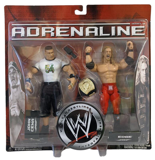2006 WWE Jakks Pacific Adrenaline Series 19 John Cena & Edge