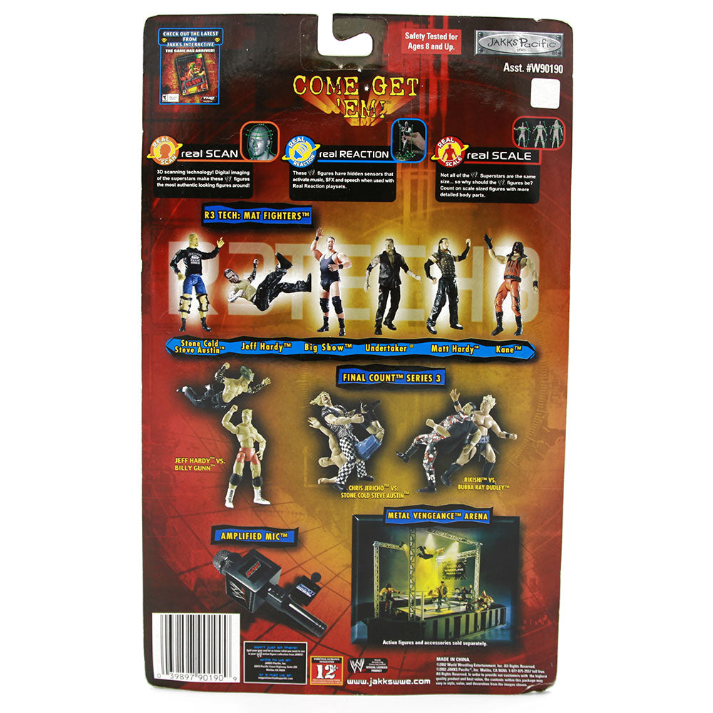 2002 WWE Jakks Pacific R-3 Tech Series 3 "Mat Fighters" Jeff Hardy