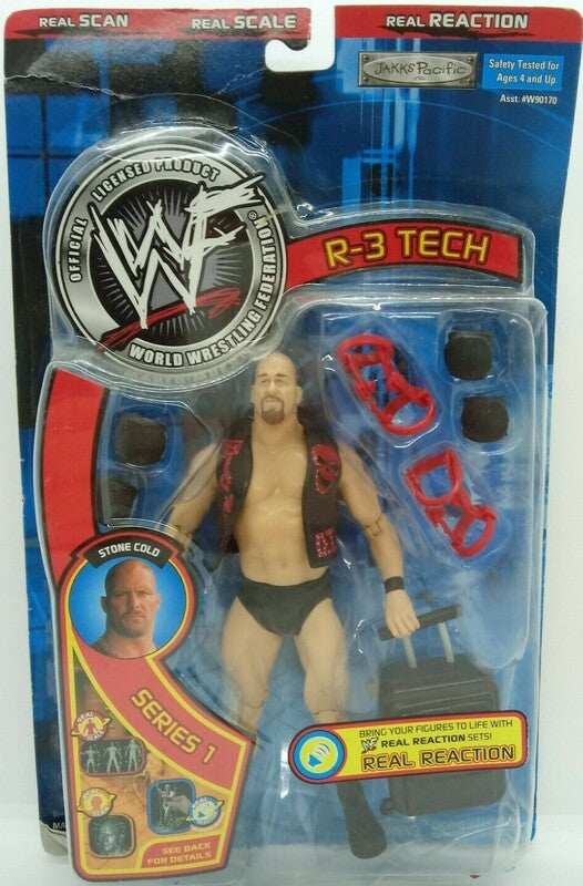 2002 WWF Jakks Pacific R-3 Tech Series 1 Stone Cold Steve Austin