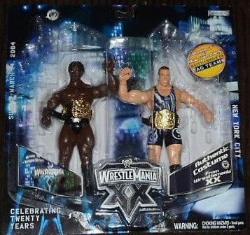 2004 WWE Jakks Pacific Ruthless Aggression WrestleMania XX Tag Teams: Booker T & Rob Van Dam