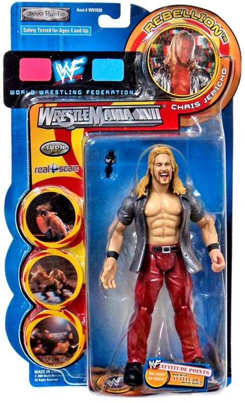 2000 WWF Jakks Pacific Titantron Live Rebellion Series 1 Chris