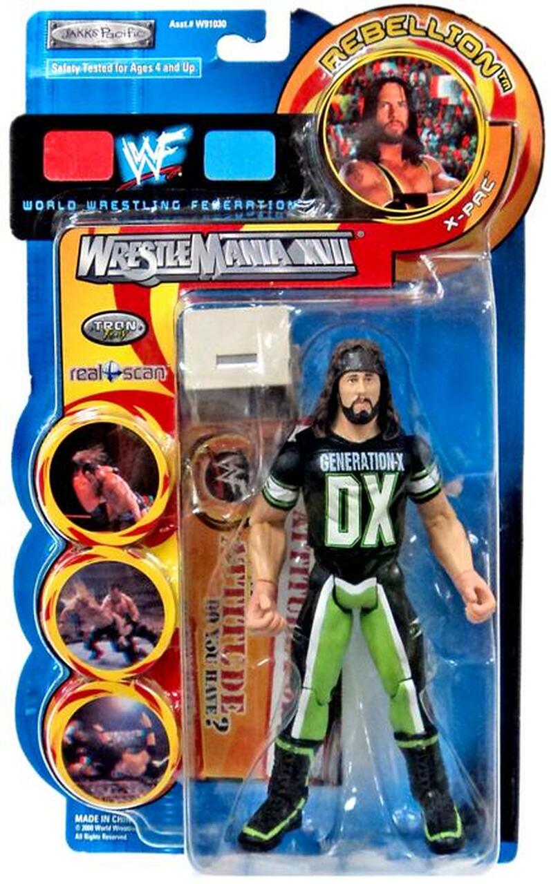 2000 WWF Jakks Pacific Titantron Live Rebellion Series 1 X-Pac ...