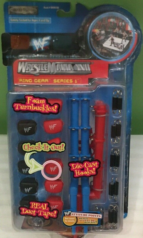 2000 WWF Jakks Pacific Ring Gear Series 1: Foam Turnbuckles, Die
