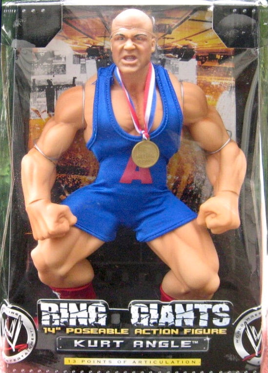 2005 WWE Jakks Pacific Ring Giants Series 2 Kurt Angle – Wrestling