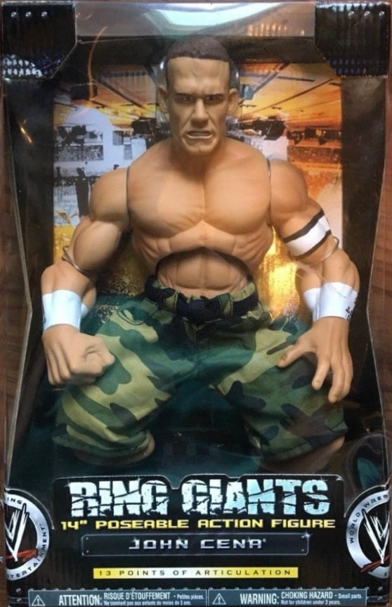 2007 WWE Jakks Pacific Ring Giants Series 8 John Cena