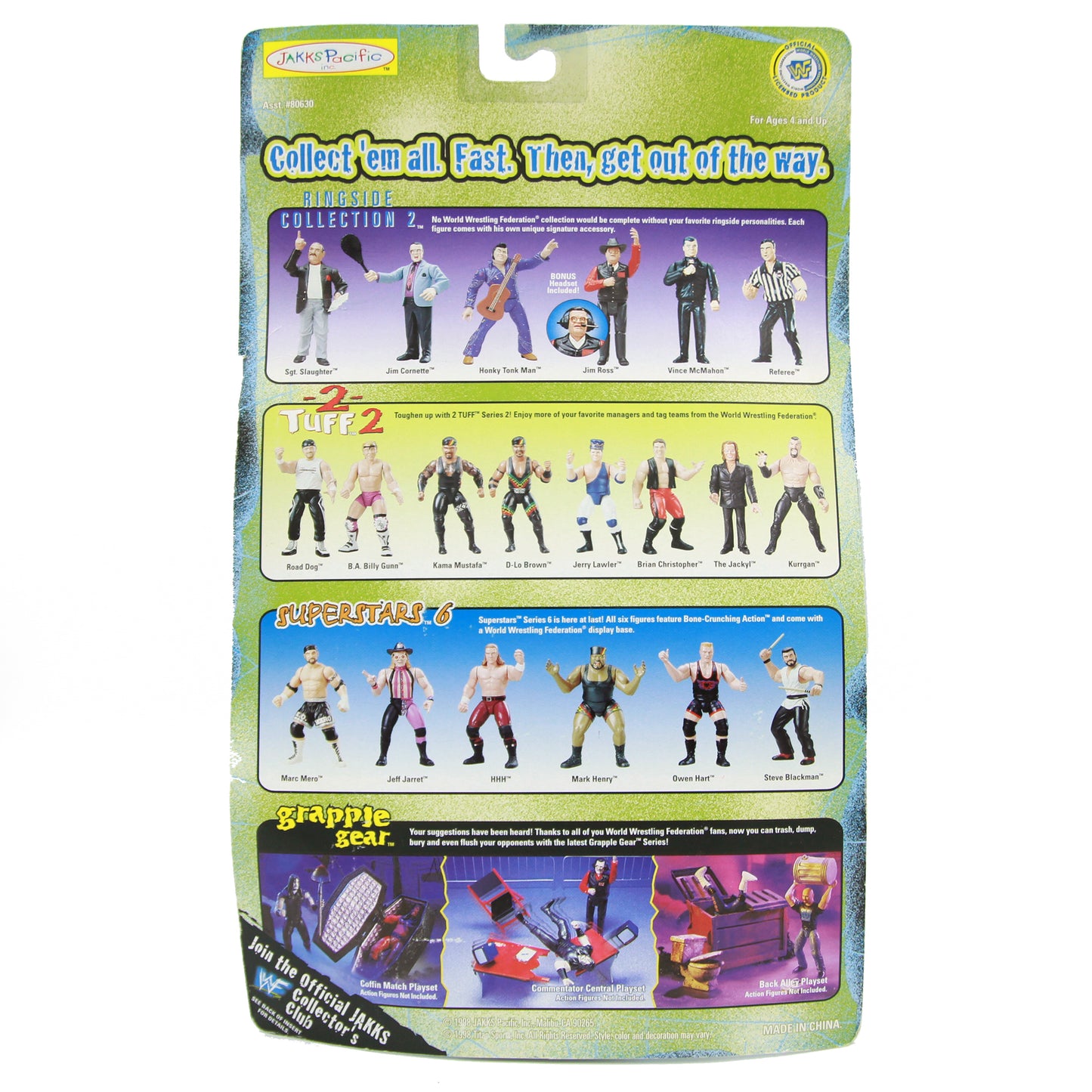 1998 WWF Jakks Pacific Ringside Collection Series 2 Vince McMahon