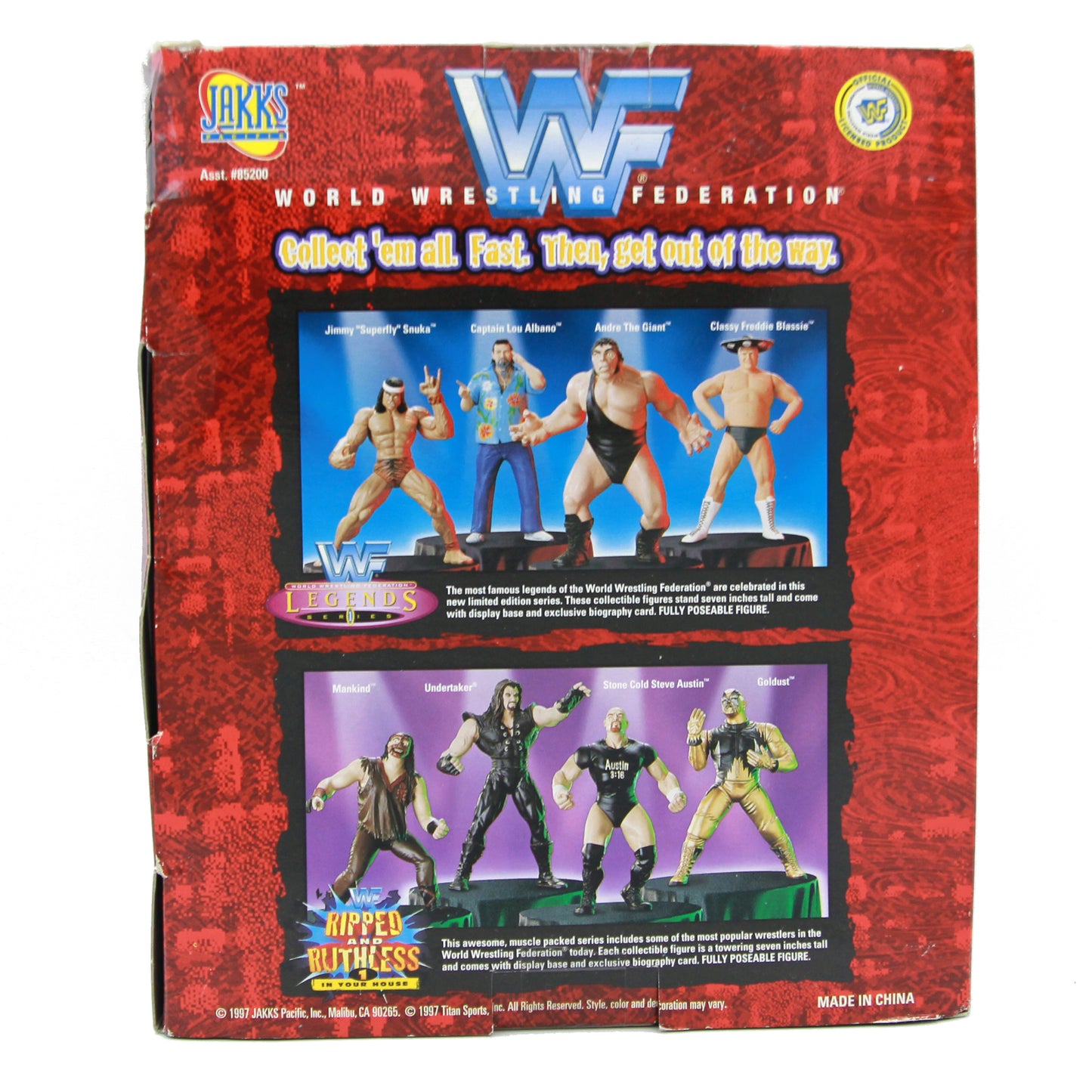 1998 WWF Jakks Pacific Ripped & Ruthless Series 1 Goldust