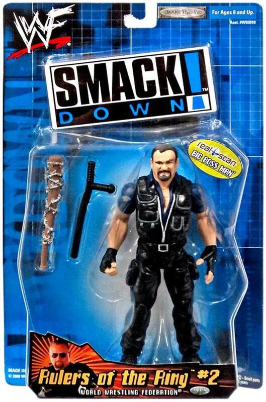 2000 WWF Jakks Pacific Titantron Live Rulers of the Ring Series 2 Big Boss Man