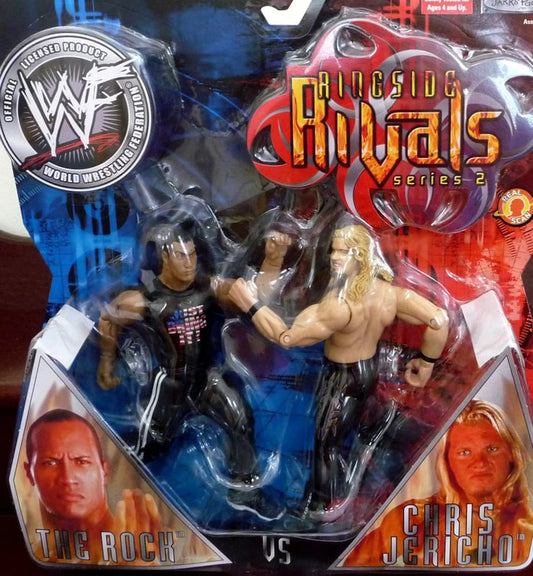 2001 WWF Jakks Pacific Titantron Live Ringside Rivals Series 2 The Rock vs. Chris Jericho