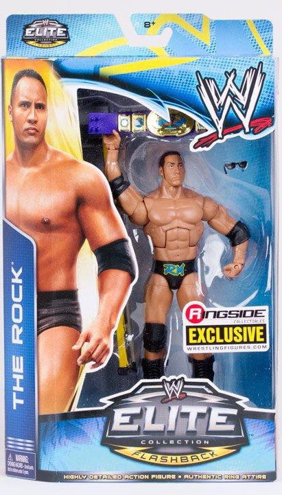 The Rock w/ Accessories - WWE Ringside Battle Toy Wrestling Action Figure  by Mattel!