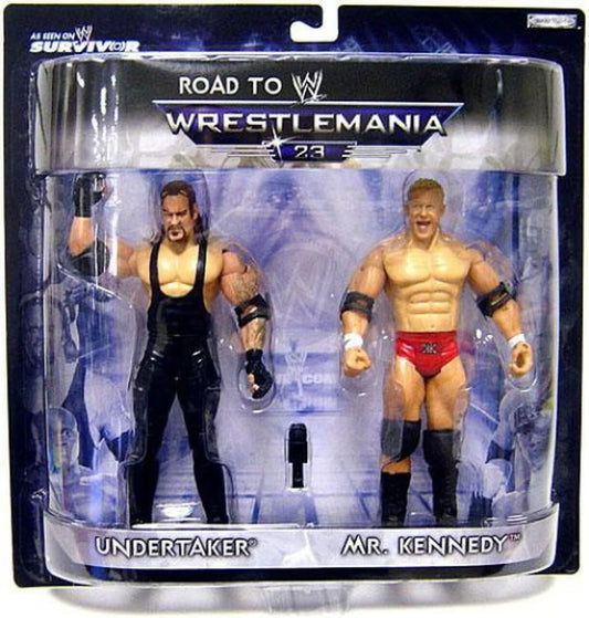 2007 WWE Jakks Pacific Ruthless Aggression Road to WrestleMania 23 2-Packs Series 2: Undertaker & Mr. Kennedy