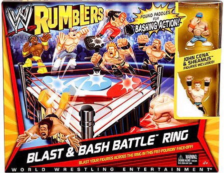 2011 WWE Mattel Rumblers Series 1 Blast & Bash Battle Ring [With John Cena & Sheamus]