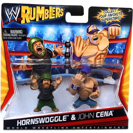2011 WWE Mattel Rumblers Series 1 Hornswoggle & John Cena
