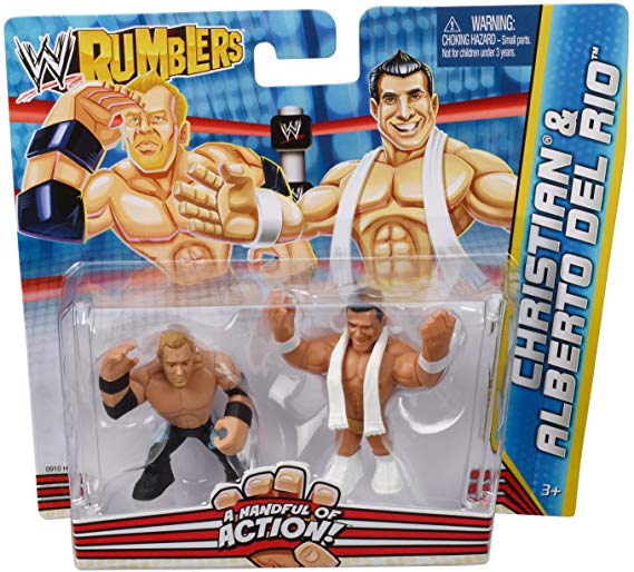 2012 WWE Mattel Rumblers Series 2 Christian & Alberto Del Rio