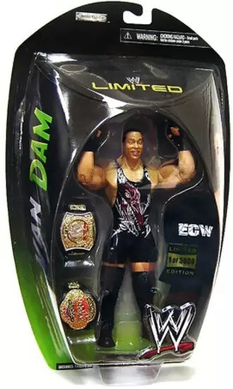 2007 WWE Jakks Pacific Carded Limited Edition Rob Van Dam