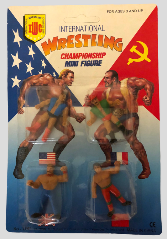 Placo Toys International Wrestling Championship Mini Figure 4-Pack
