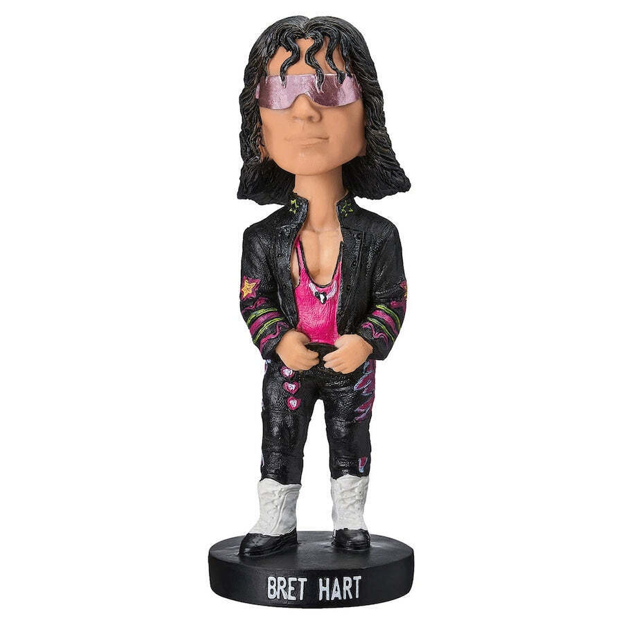 WWE FOCO Retro Bobblehead Bret "Hitman" Hart