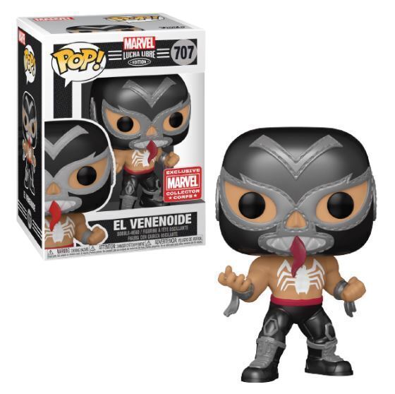 2021 Marvel Collector Corps Exclusive Lucha Libre Edition Funko POP! 707 El Venenoide