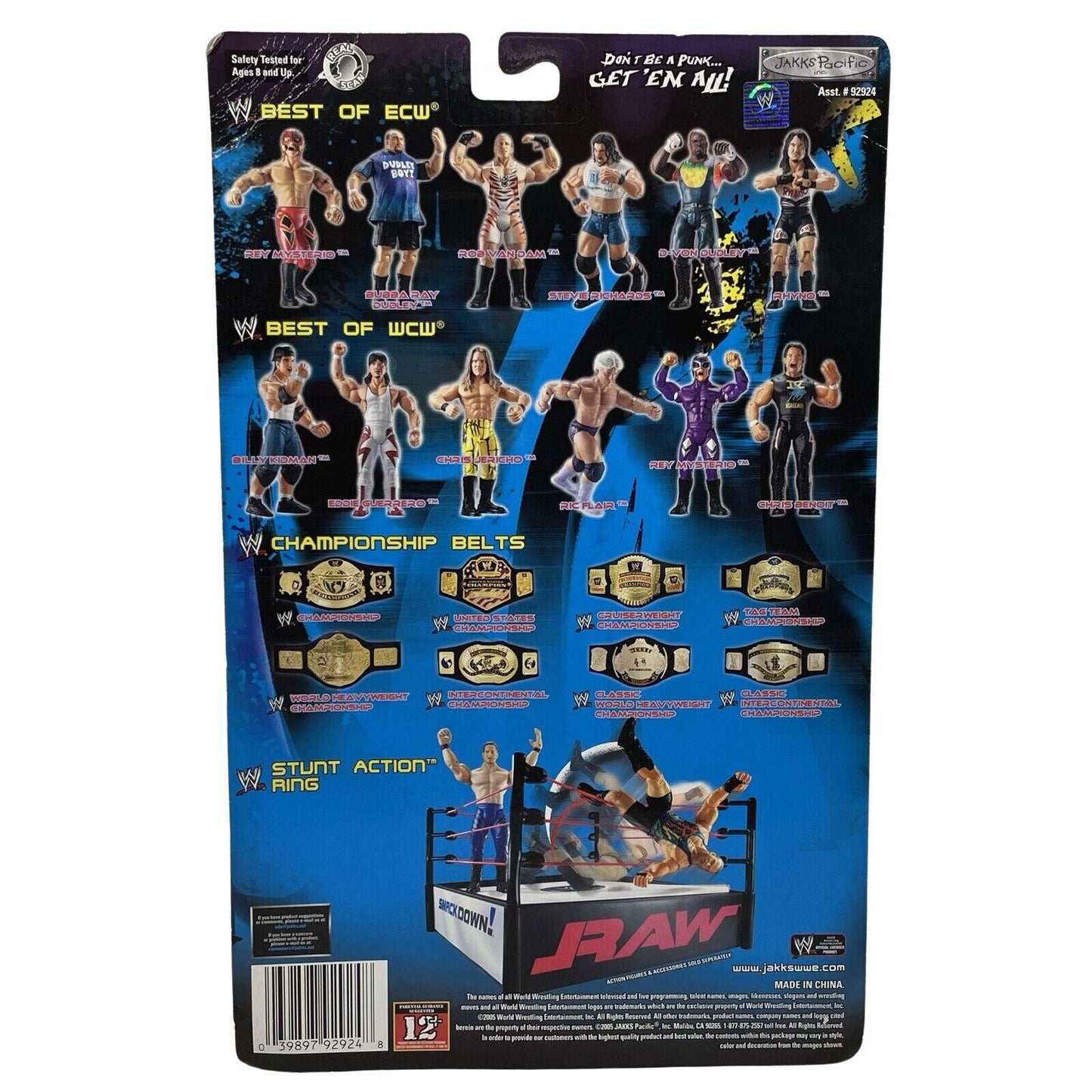 2005 WWE Jakks Pacific Best of ECW Rob Van Dam