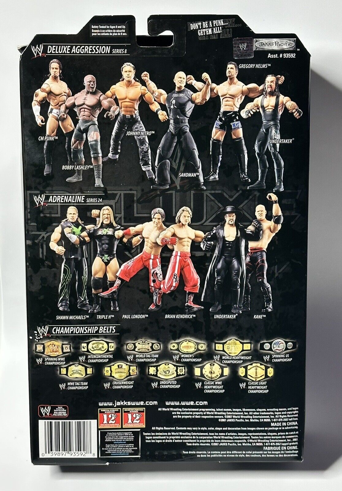 2007 WWE Jakks Pacific Deluxe Aggression Series 8 Gregory Helms