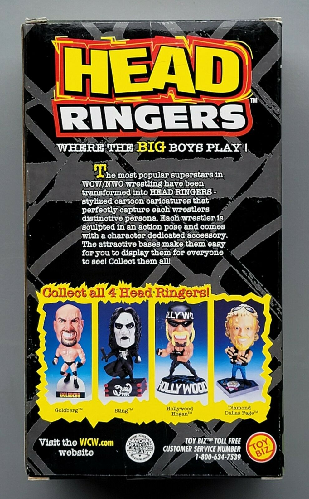 1999 WCW Toy Biz Head Ringers Series 1 Diamond Dallas Page