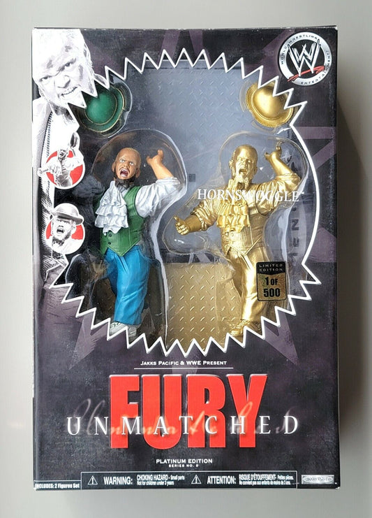 2008 WWE Jakks Pacific Unmatched Fury 1 of 500 Limited Edition Hornswoggle