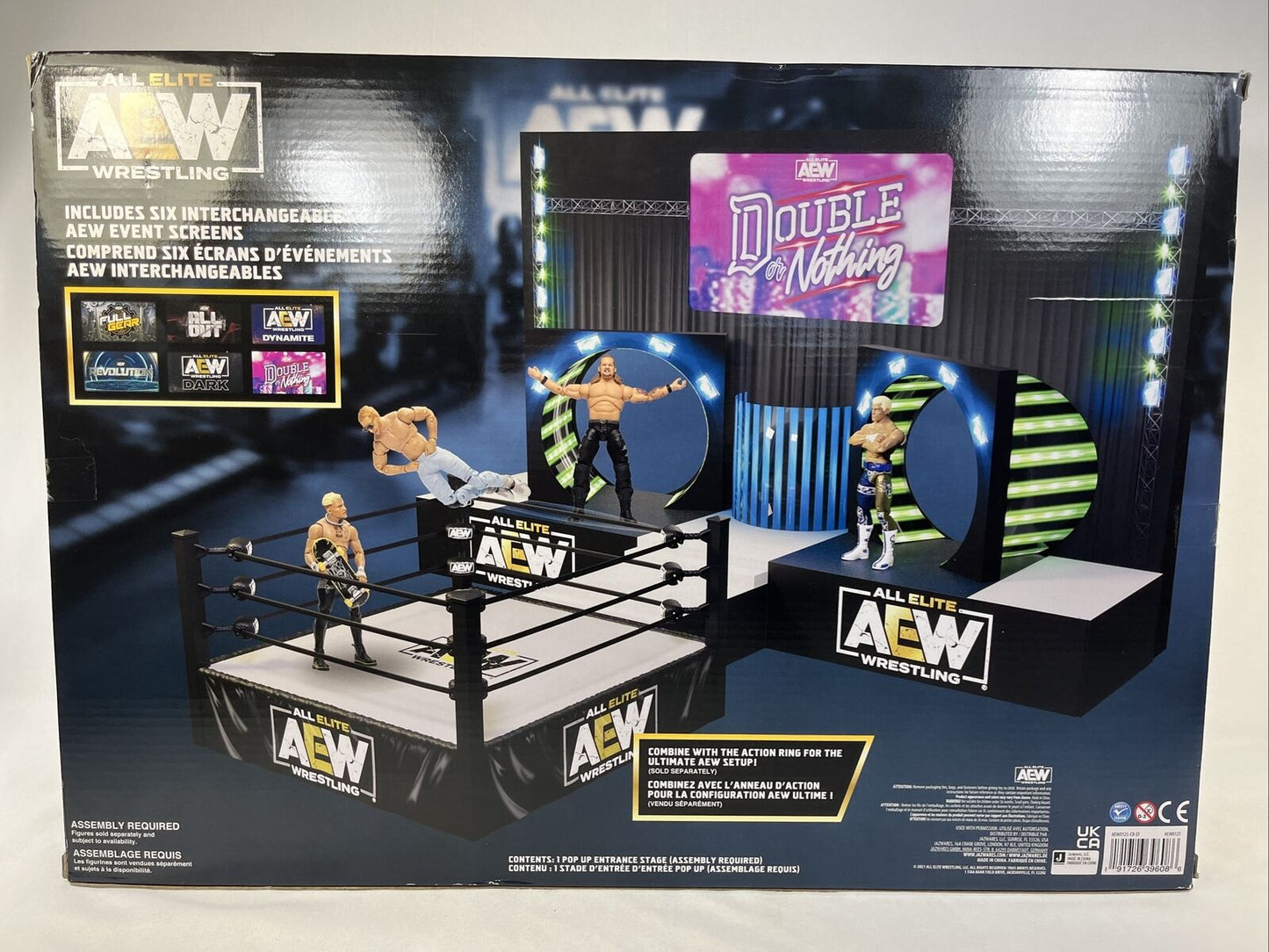 2022 AEW Jazwares Unrivaled Collection Pop Up Entrance Stage