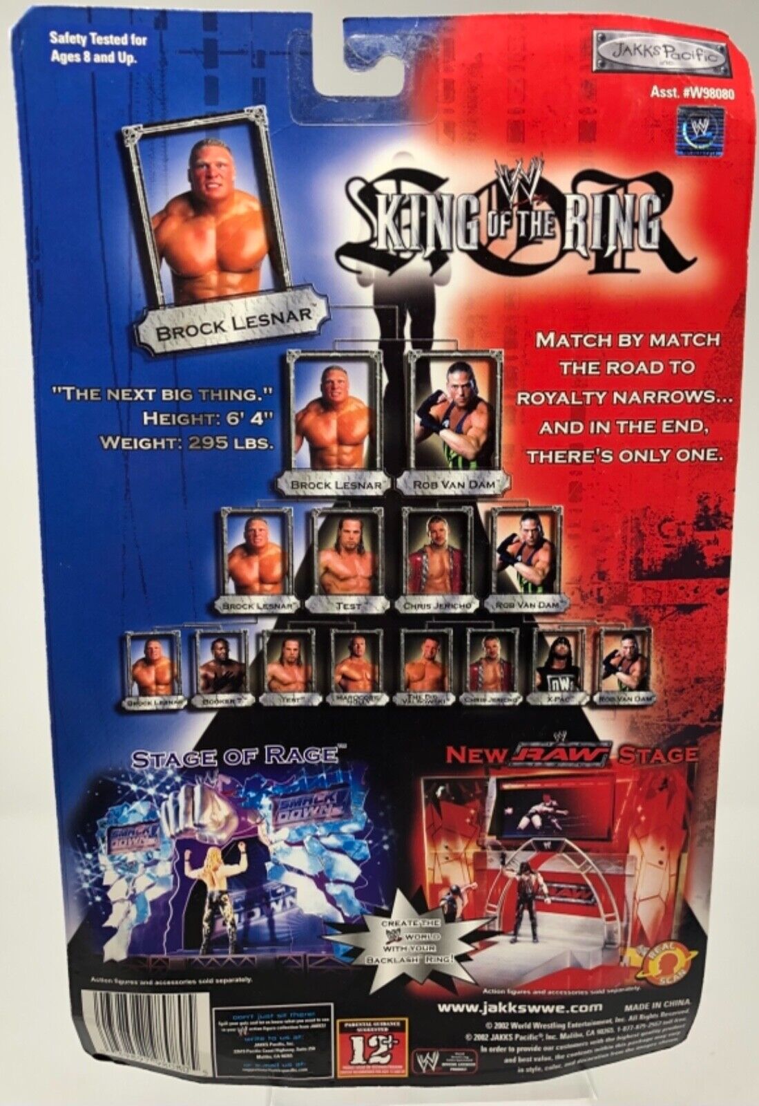 2002 WWE Jakks Pacific Titantron Live King of the Ring Limited Edition Test