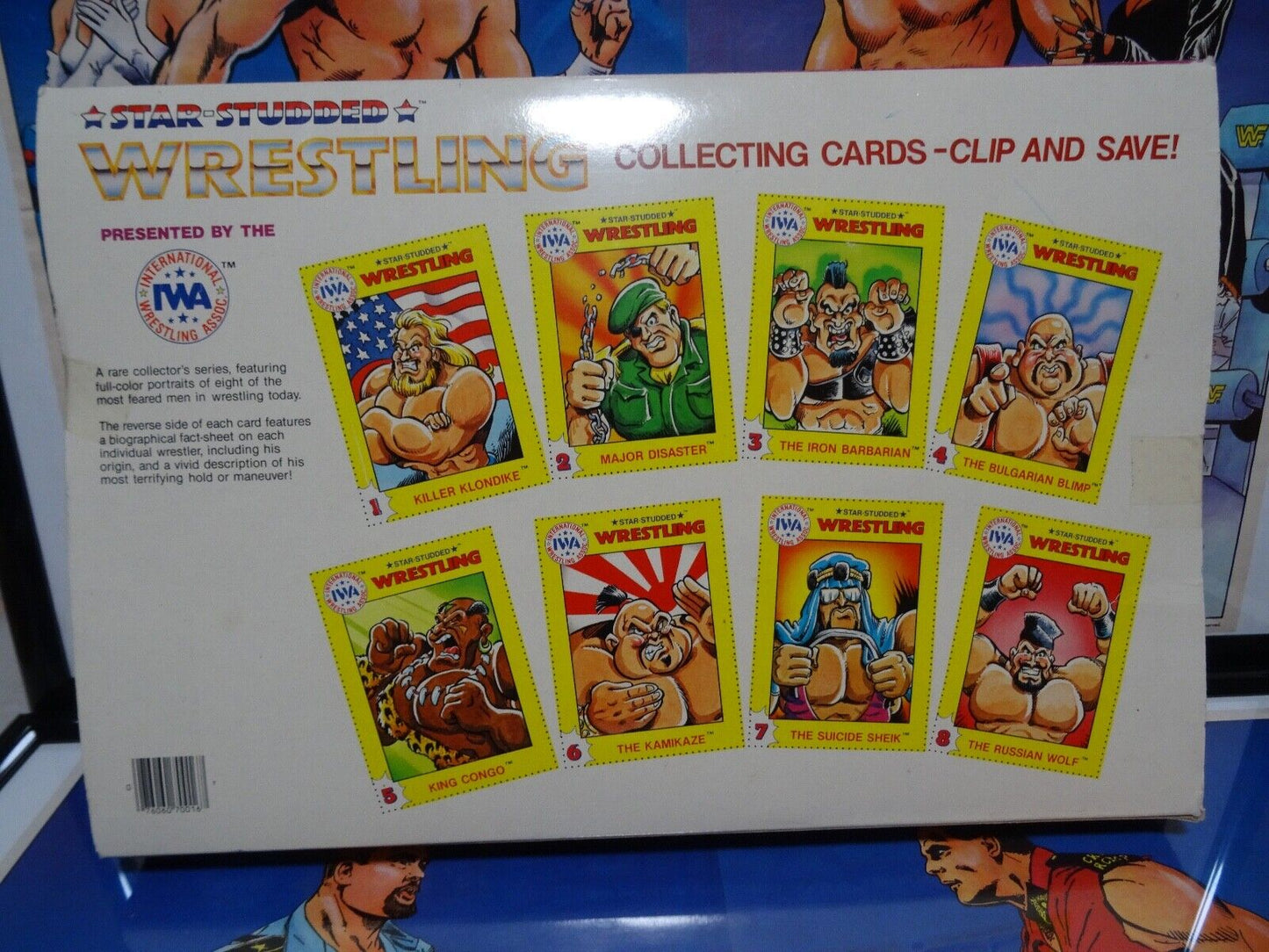 1985 IWA Star-Studded Wrestling Bendable Action Figures 2-Pack