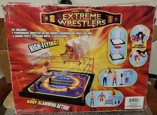 Extreme Wrestlers Red Box 15-Piece Bootleg/Knockoff Playset [Set A]