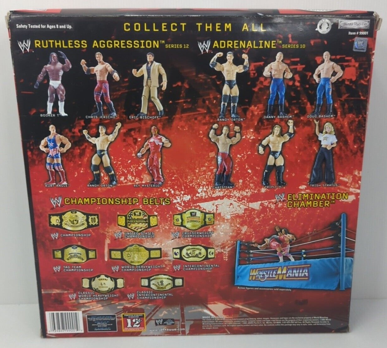 2005 WWE Jakks Pacific Raw/Smackdown Stunt Action Ring