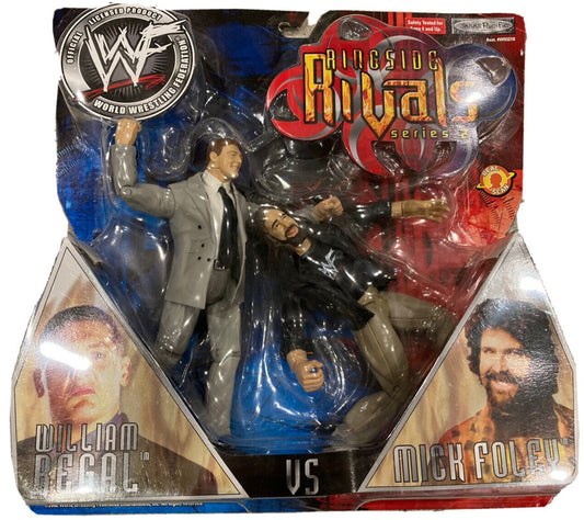2001 WWF Jakks Pacific Titantron Live Ringside Rivals Series 2 William Regal vs. Mick Foley