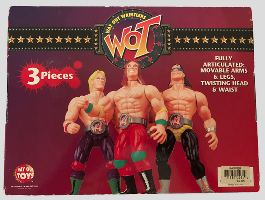Way Out Toys Bootleg/Knockoff Way Out Wrestlers 3-Pack: Razor, Owen Hart & Undetermined