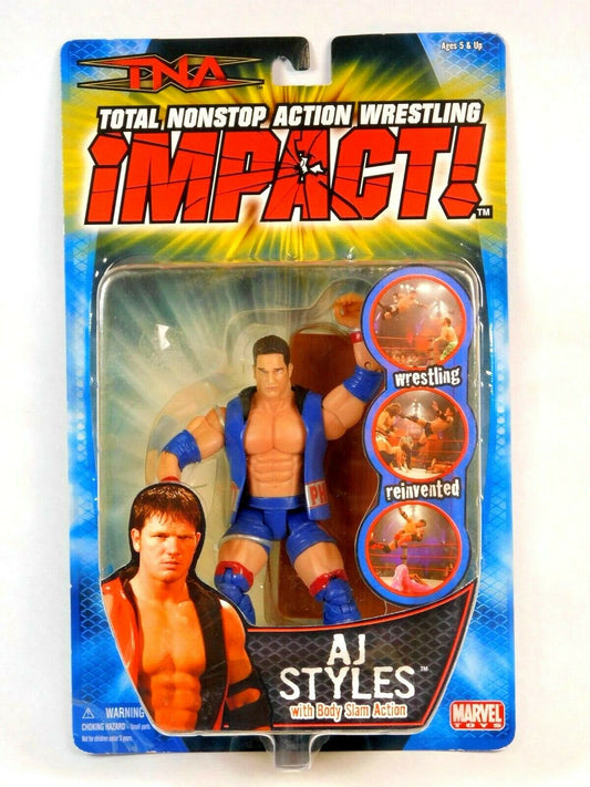 2005 Total Nonstop Action [TNA] Wrestling Impact! Marvel Toys Series 3 AJ Styles
