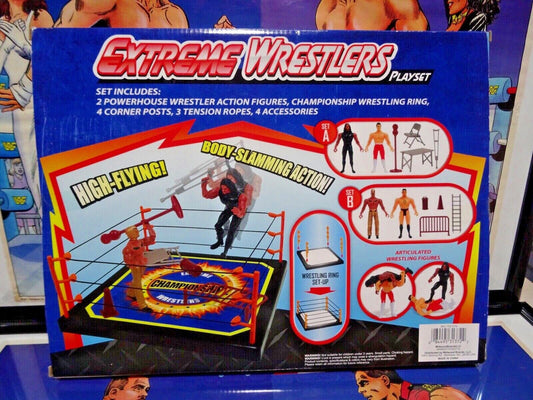 Extreme Wrestlers Blue Box Bootleg/Knockoff Playset [Set A]