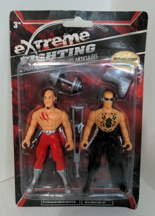 Extreme Fighting Bootleg/Knockoff 2-Pack with Barbell, Crutch & Boot