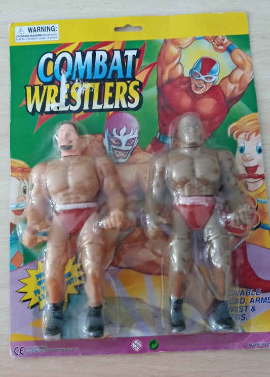 1996 Zaptron Combat Wrestlers Bootleg/Knockoff 2-Pack