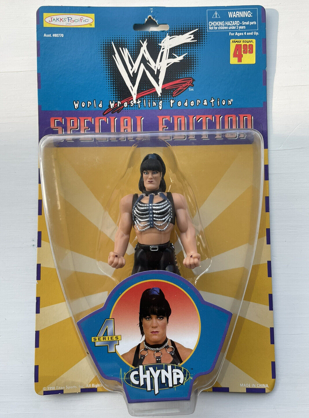 1999 WWF Jakks Pacific Special Edition Series 4 Chyna