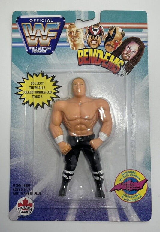 1998 WWF Just Toys Bend-Ems Canadian Series 6 Hunter Hearst-Helmsley