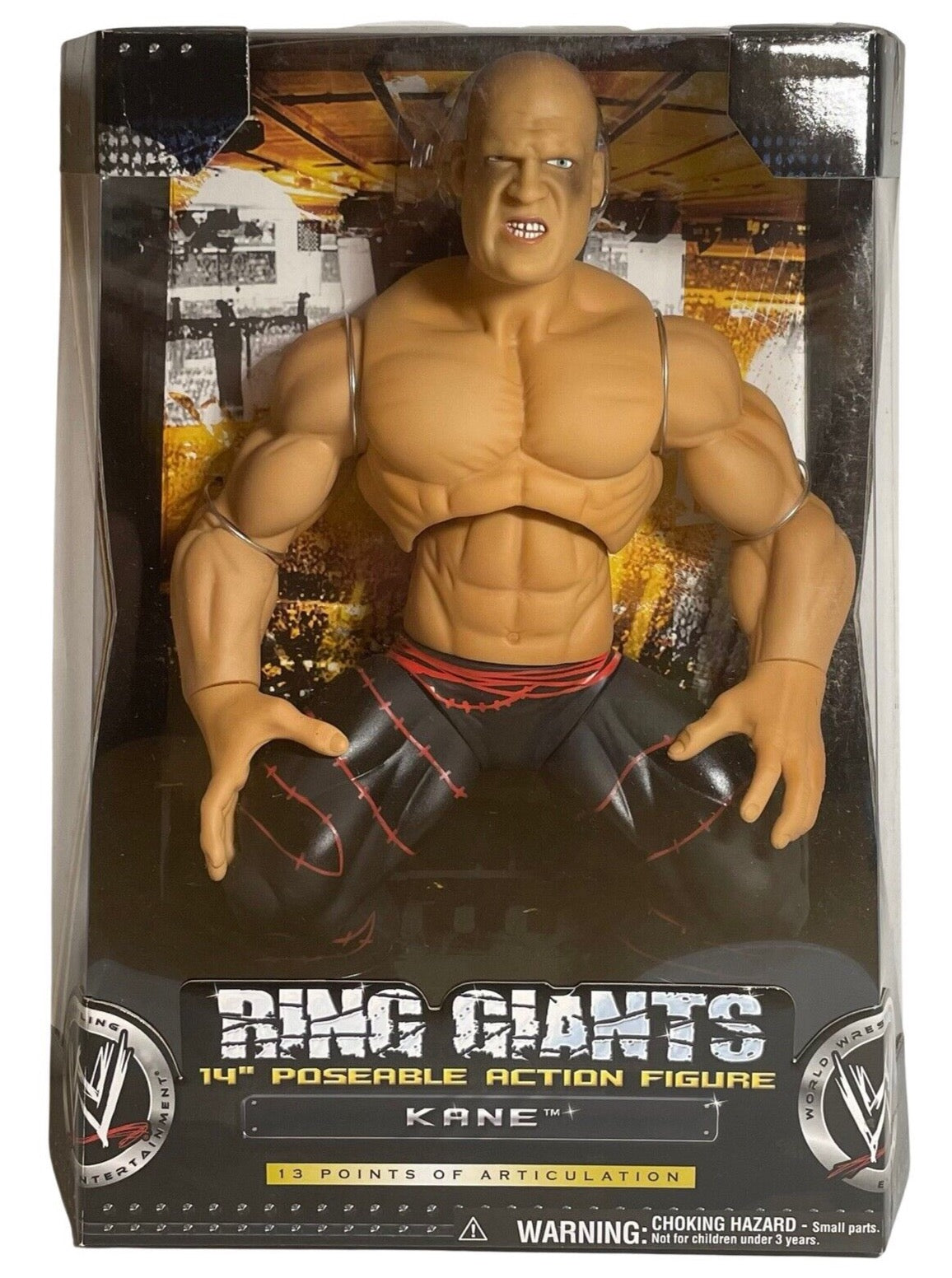 2005 WWE Jakks Pacific Ring Giants Series 3 Kane – Wrestling 