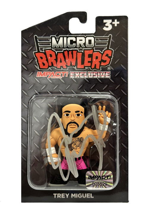 2022 Pro Wrestling Tees Impact! Wrestling Exclusive Micro Brawlers Series 4 Trey Miguel