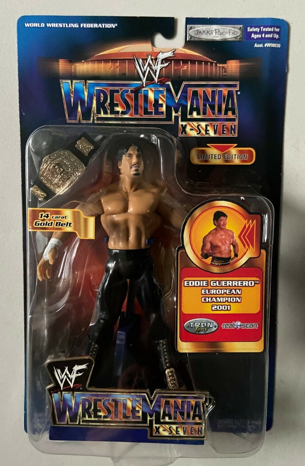 2001 WWF Jakks Pacific Titantron Live WrestleMania X-Seven Eddie