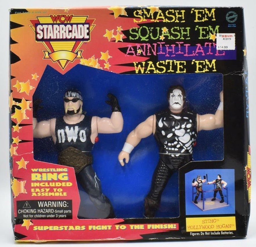 1997 WCW OSFTM Vibrating WCW Starrcade: Hollywood Hogan vs. Sting