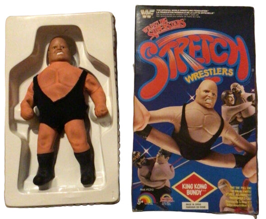 1987 WWF LJN Wrestling Superstars Stretch Wrestlers King Kong Bundy
